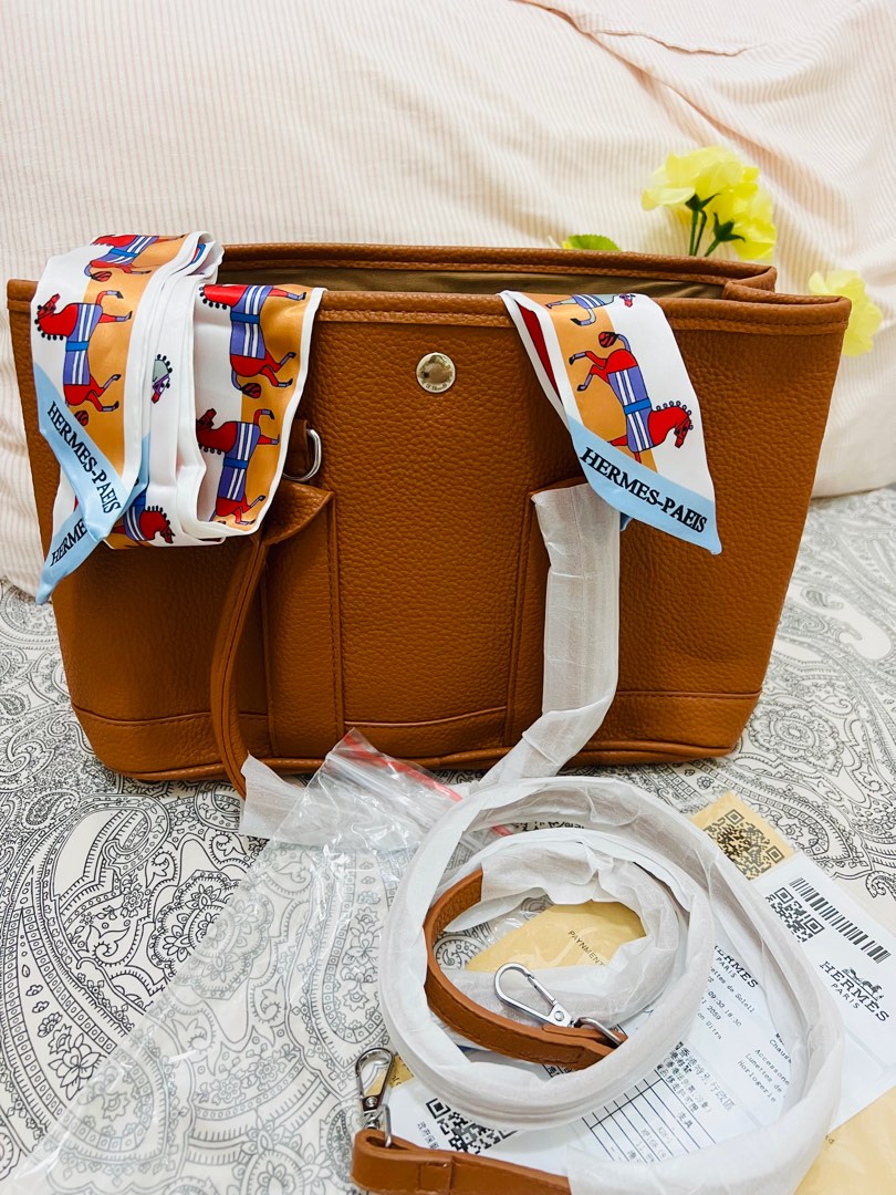 Hermes Garden Party 36 in Gold, Women's Fashion, Bags & Wallets, Tote Bags  on Carousell