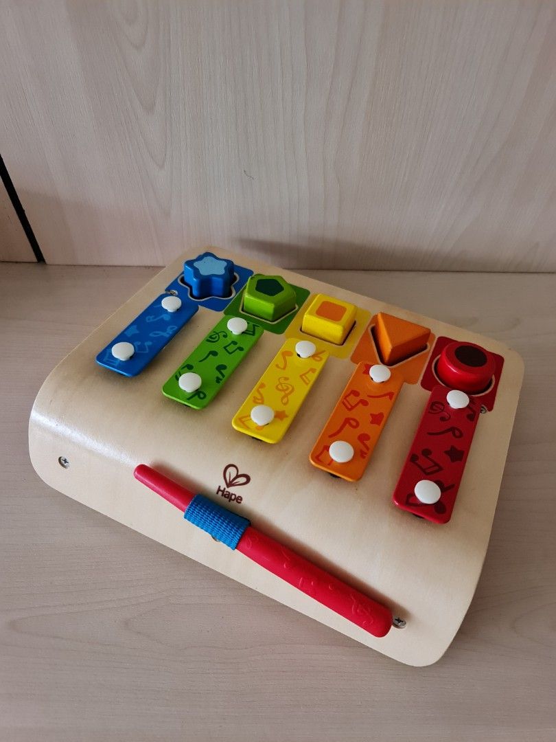 Hape wooden Xylophone Babies Kids Infant Playtime on Carousell