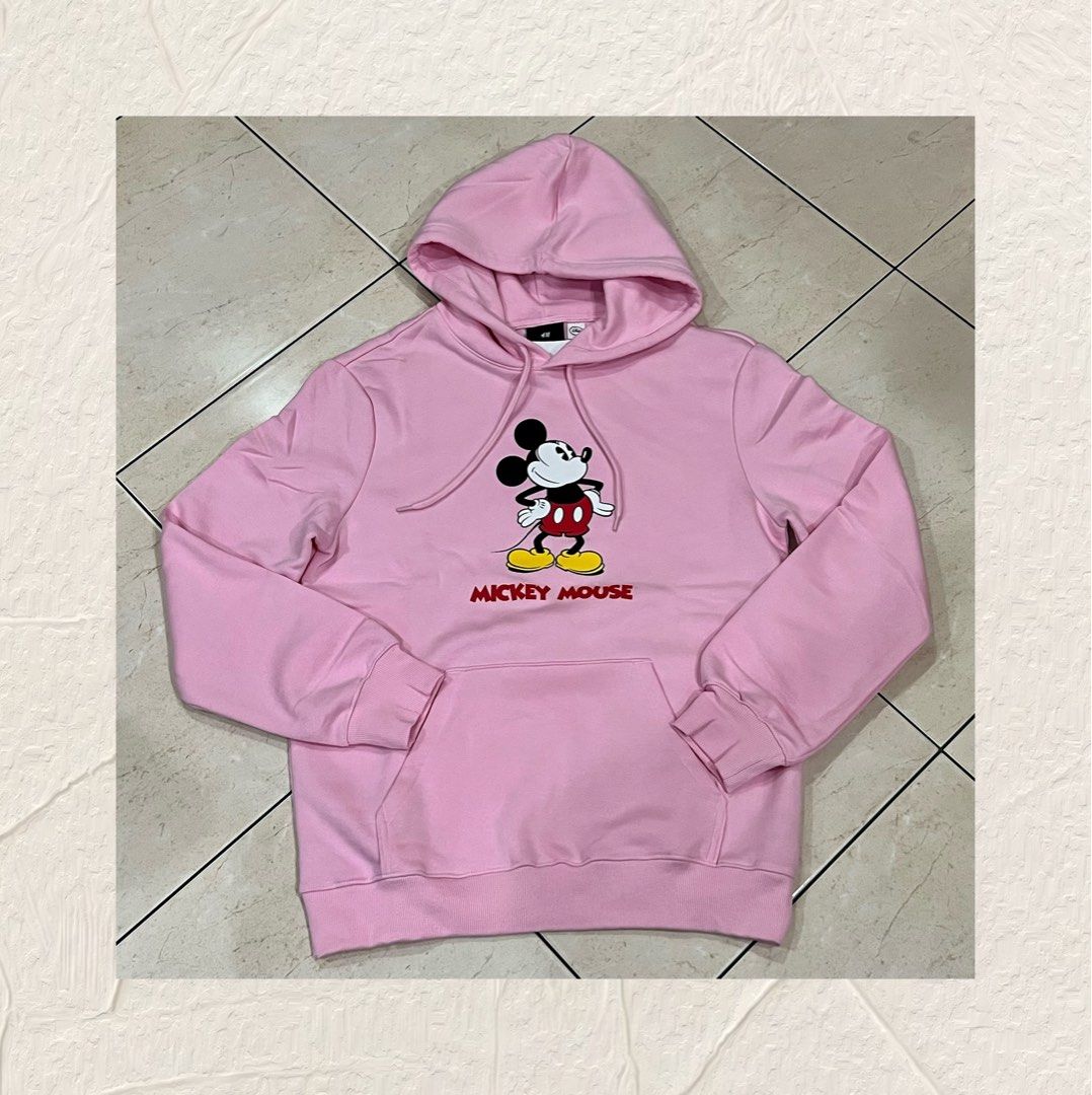 H&m pink disney hoodie on sale