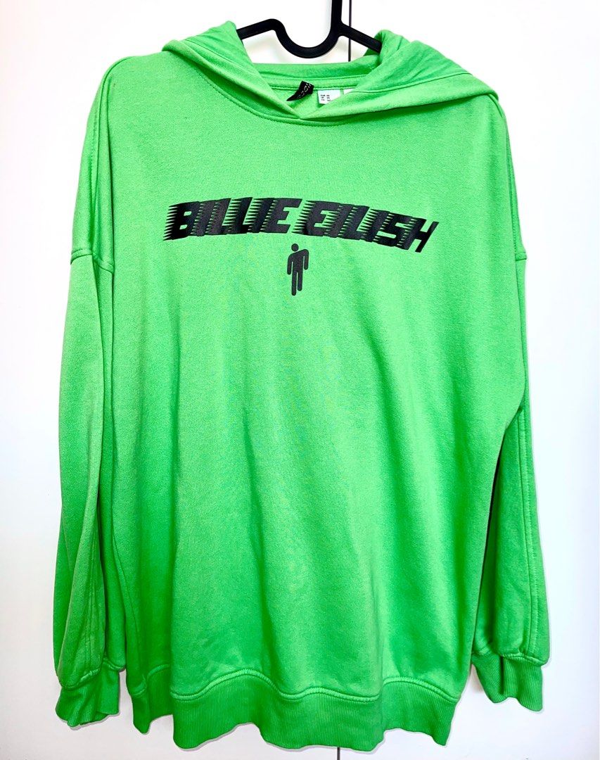Lime green billie eilish hoodie best sale