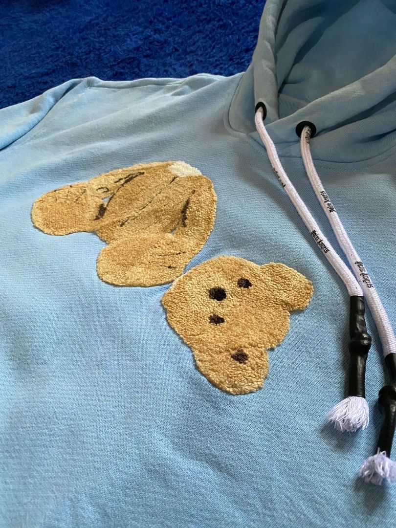 Clothes Dior Light Blue Hoodie Hoodie Palm Angels (not Givenchy