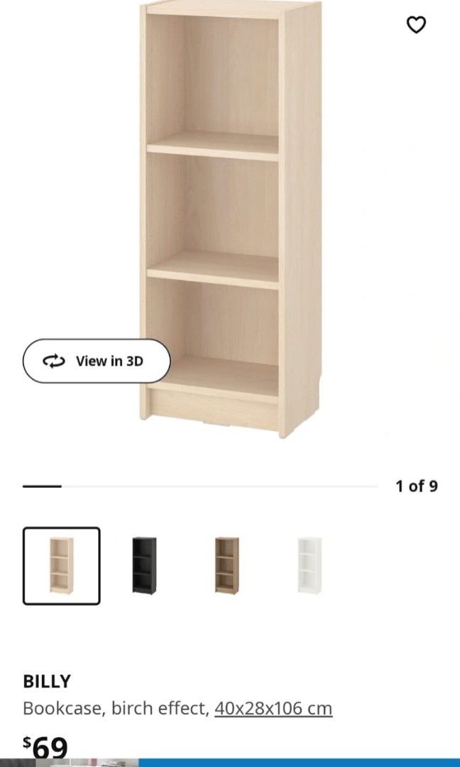 Billy Rackz IKEA Billy Bookcase, Furniture & Home Living, Furniture, Shelves ...
