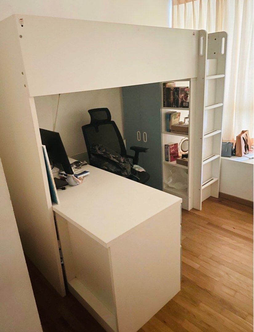 Ikea bunk bed and desk deals
