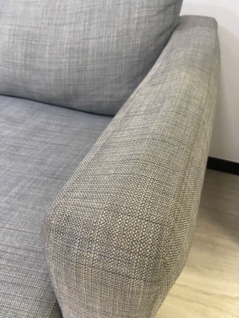 Ikea karlstad grey sofa corner, Furniture & Home Living, Furniture