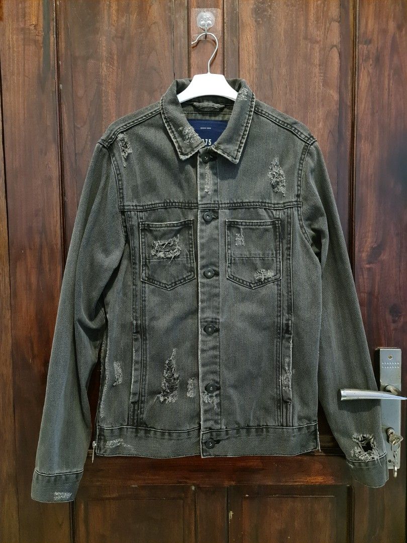 JAKET JEANS ZARA MAN 1975 2ND ORI SIZE M FIT L Fesyen Pria