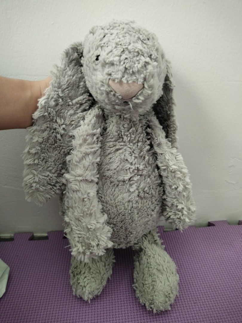 Jellycat floral Bunny gray Large on Carousell