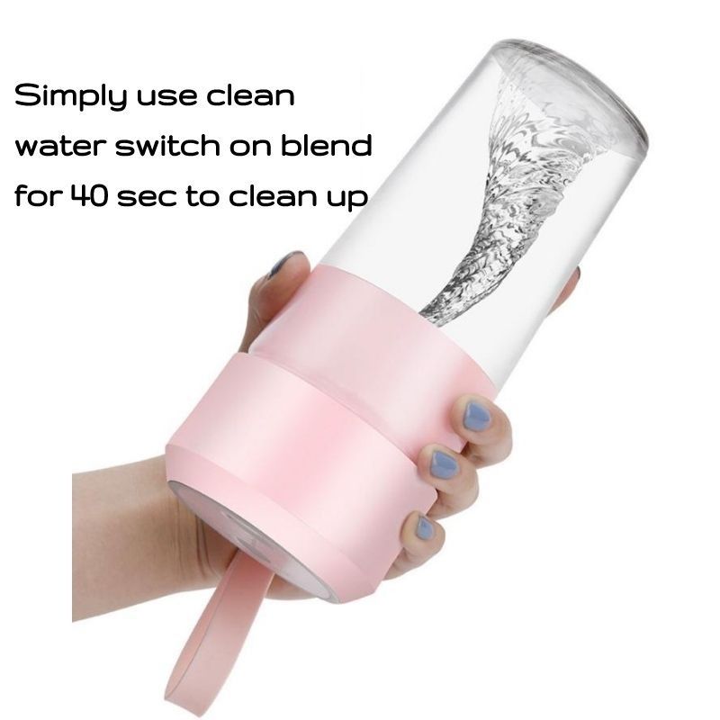 Juicer 6 Blade Smoothie Blender Electric Puree Mixer Mini Boosted Power