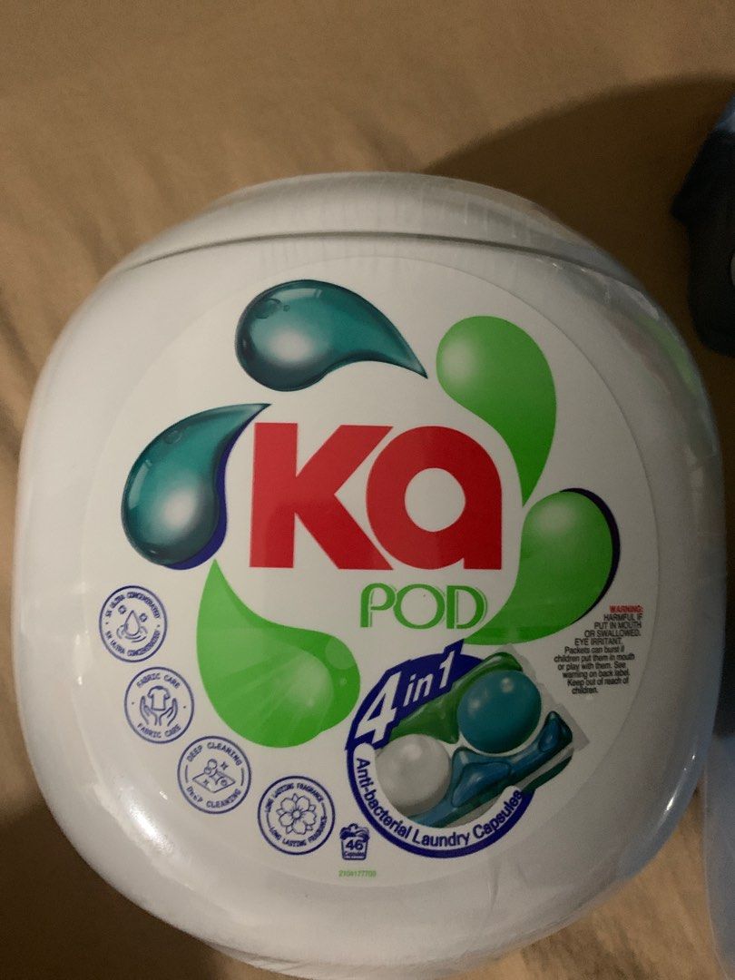 KA 4in 1 Laundry detergent capsules Japan, Furniture & Home Living