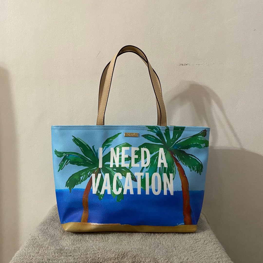 Kate spade i need a vacation tote bag sales