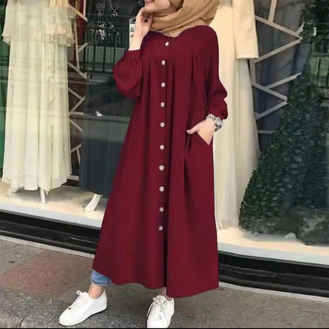 Khalisha Tunic Dress Women s Fashion Muslimah Fashion Dresses