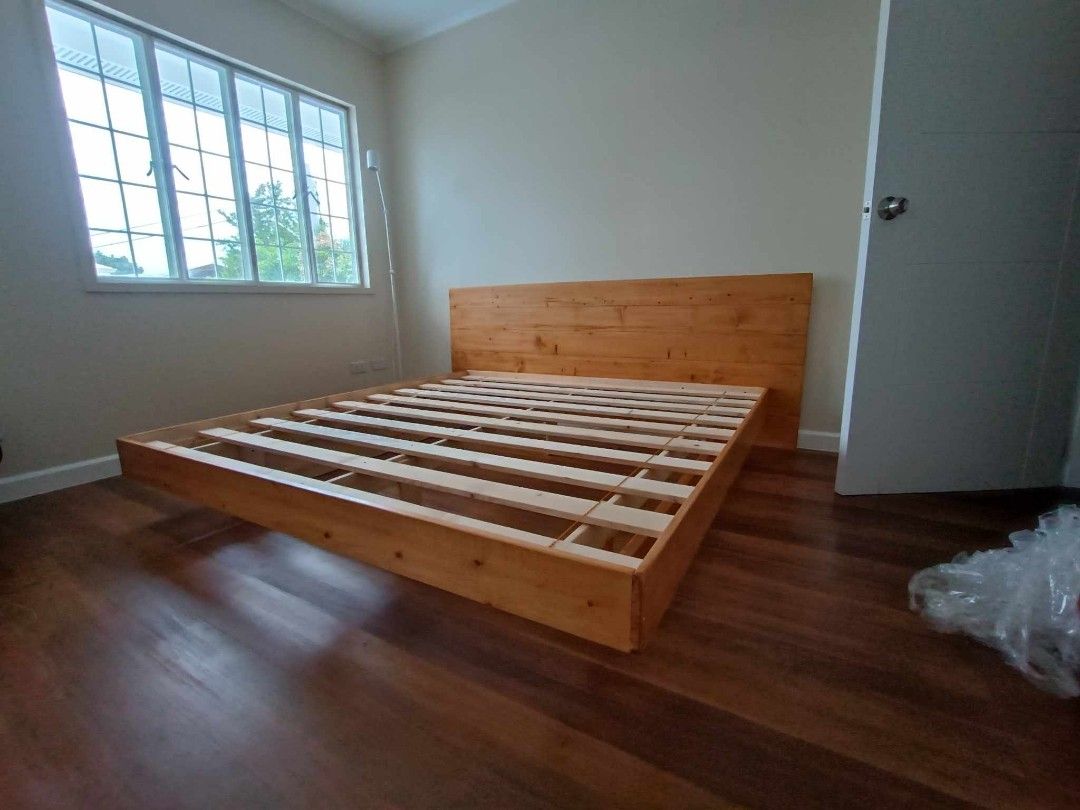 KING SIZE FLOATING BED :) (Category: Bed Frames & Mattresses) located in General Trias. Submitted by jameswoodlike (Listing ID 1245493878, Image 1). Description: other sizes available other bed designs available other colors available made to order direct manufacturer from Imus cavite.