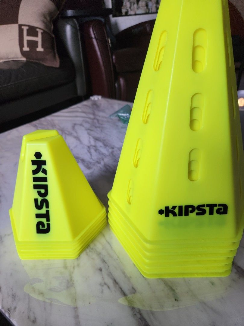 Cone Ball Racket Kipsta Training Cones, Sports Equipment, Sports & Games, Racket & Ball ...
