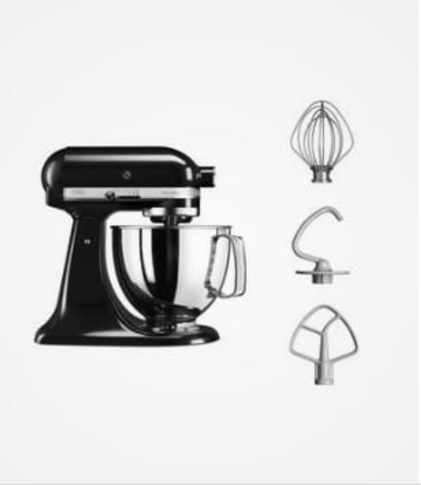 KITCHENAID 4.8L ARTISAN TILTHEAD STAND MIXER ONYX BLACK, TV & Home Appliances, Kitchen