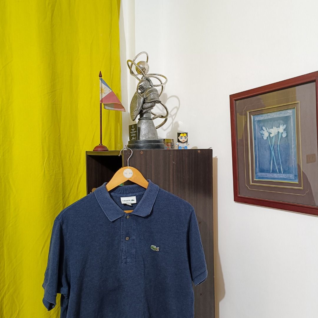 Lacoste Men s Classic Dark Blue Polo Shirt Men s Fashion