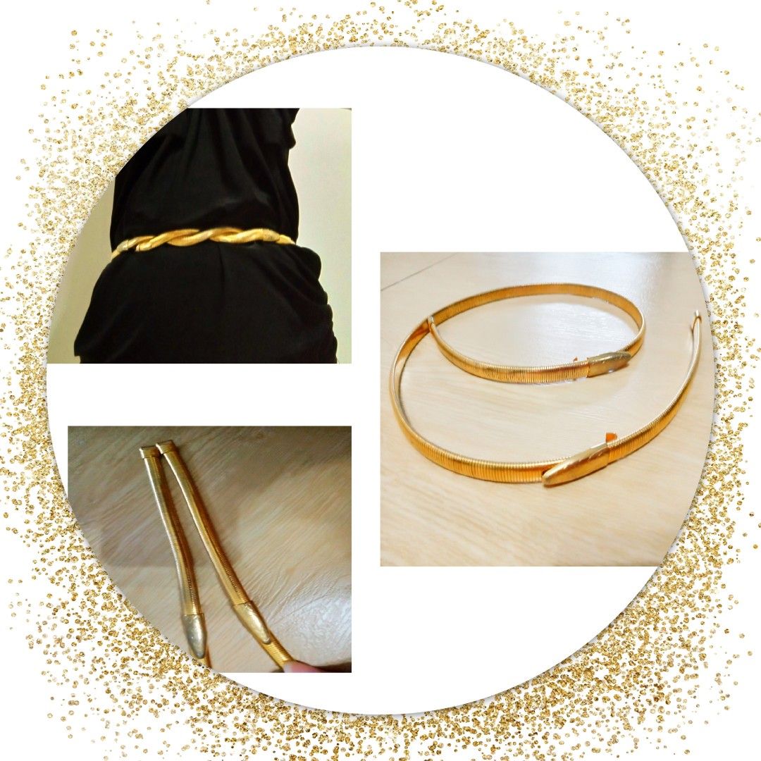Gold fashion belt on sale