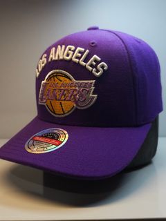 Mitchell & Ness Los Angeles Lakers Asian Heritage Snapback Hat Purple
