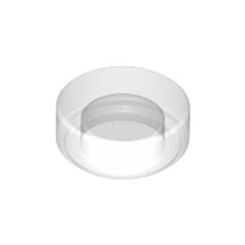 LEGO Parts 35380 98138 Flat Tile 1x1 Round Transparent White