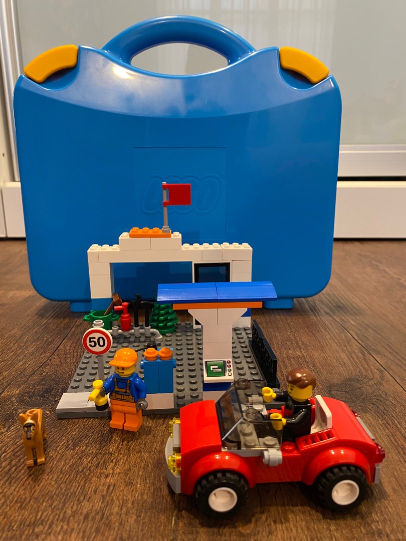 LEGO suitcase Petrol station Hobbies Toys Toys Games on