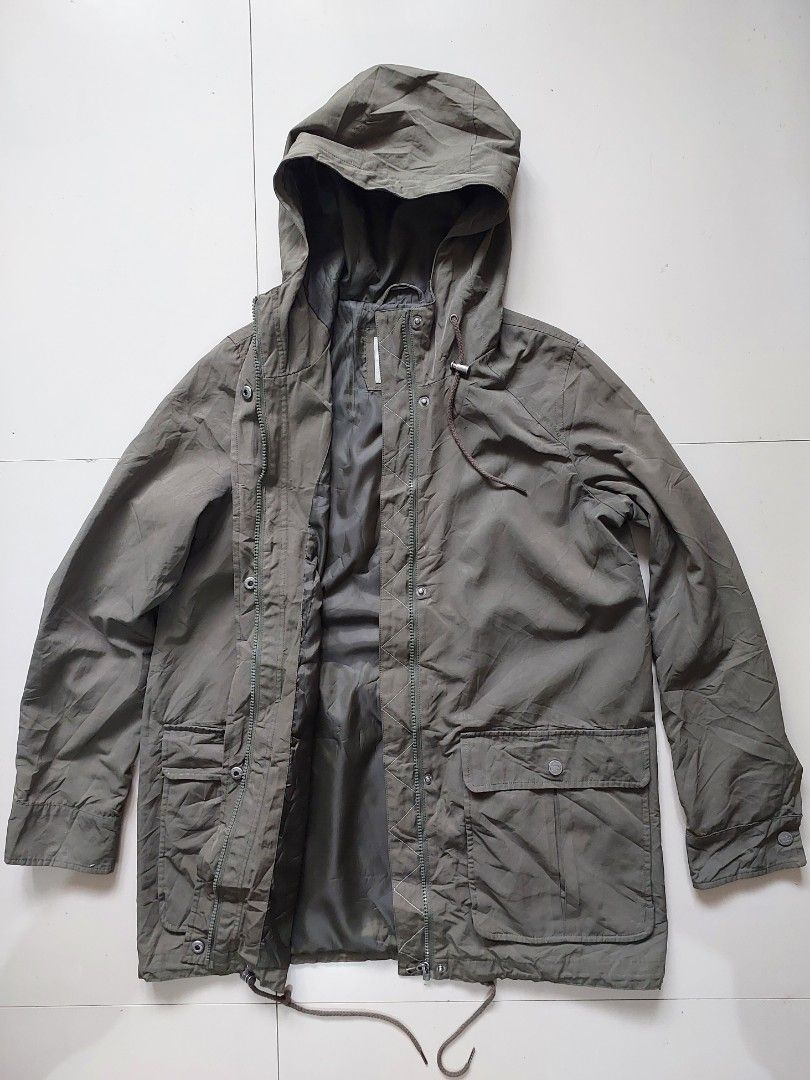Levi's hooded sales military jacket
