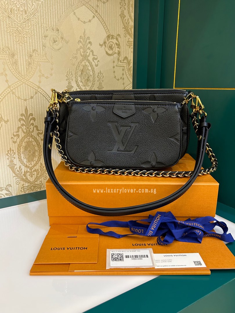 Louis Vuitton Multi Pochette Accessoires Black