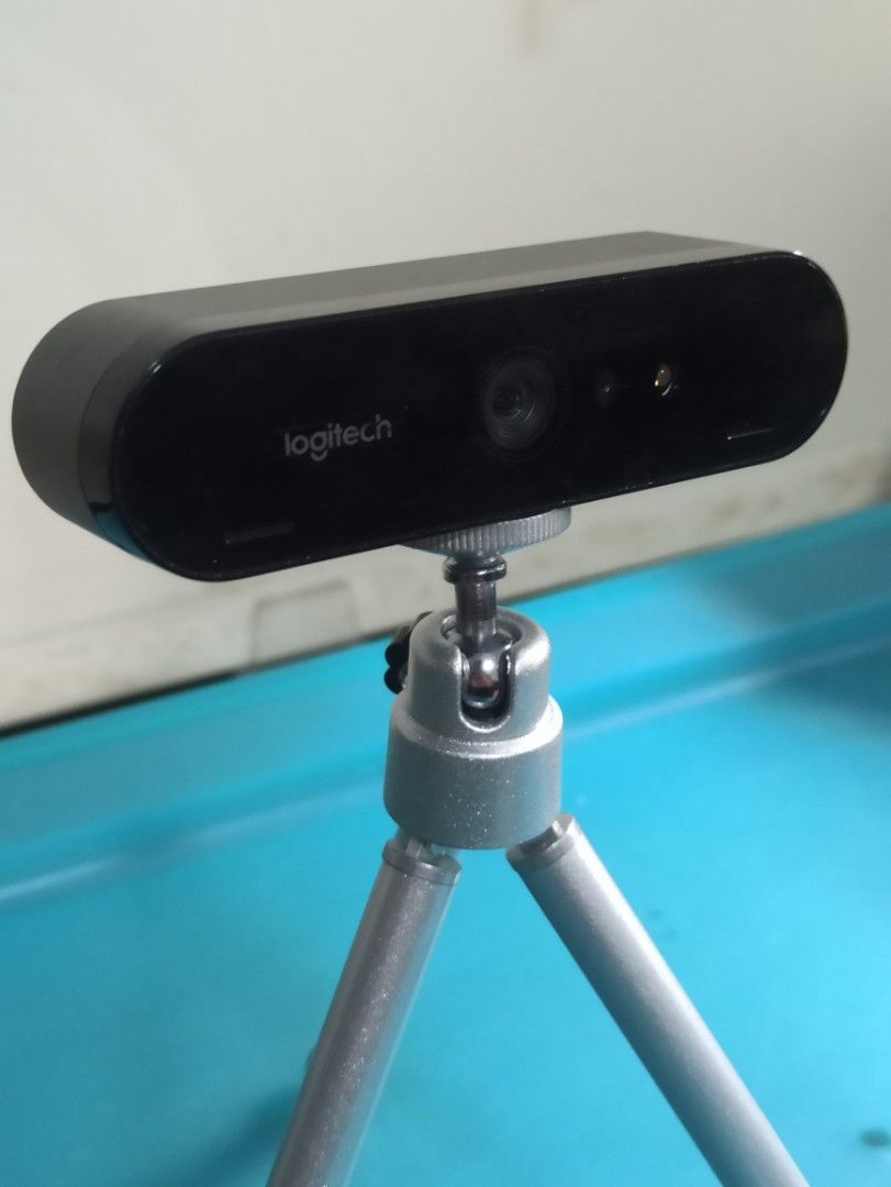 Logitech Brio Webcam 4K HD with Tripod Computers Tech Parts logitech-brio-webcam-4k-hd-with-tripod-computers-tech-parts