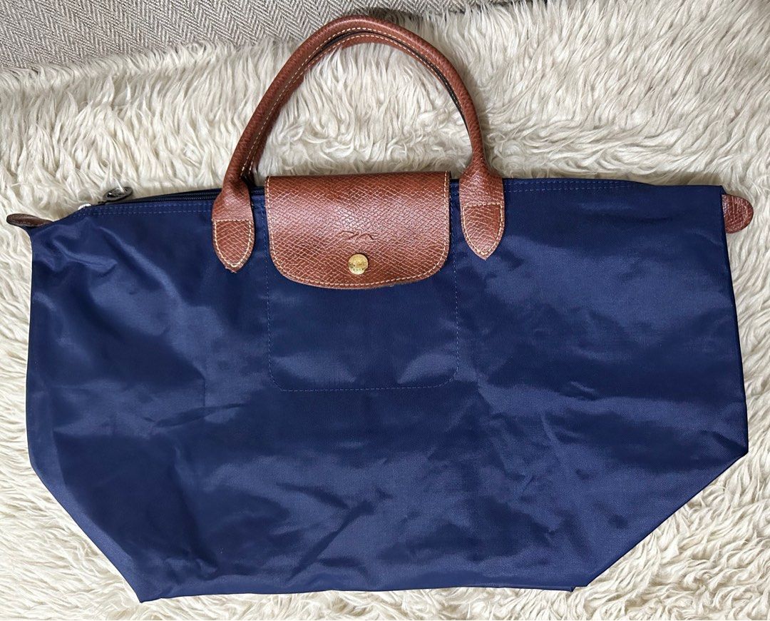 Sac longchamp best sale bleu marine