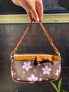 AUTHENTIC LOUIS VUITTON CHERRY BLOSSOM POCHETTE BAG - GOOD CONDITION, CLEAN  INTERIOR- (BOUGHT AROUND RM 3500+) - RM 655, Luxury, Bags & Wallets on  Carousell