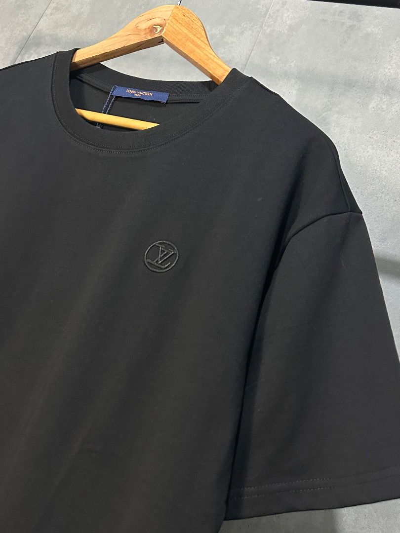 LV X Nigo Embroidered Mockneck tee, Men's Fashion, Tops & Sets, Tshirts &  Polo Shirts on Carousell