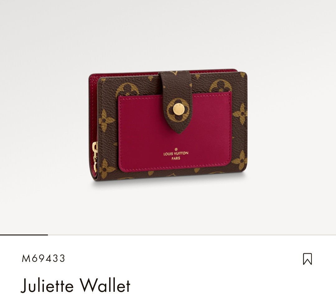LV Juliette Wallet, Luxury, Bags & Wallets on Carousell