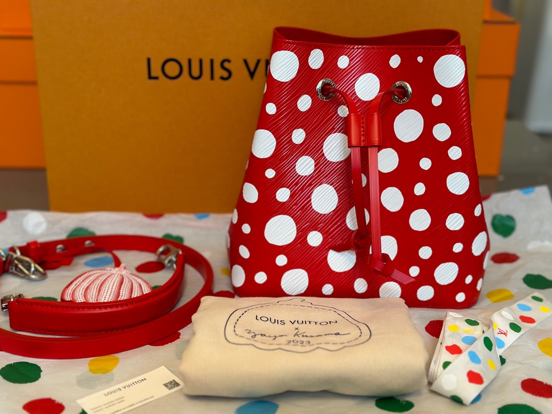 Louis Vuitton Monogram Yayoi Kusama Pumpkin Dots Zippy Wallet Red