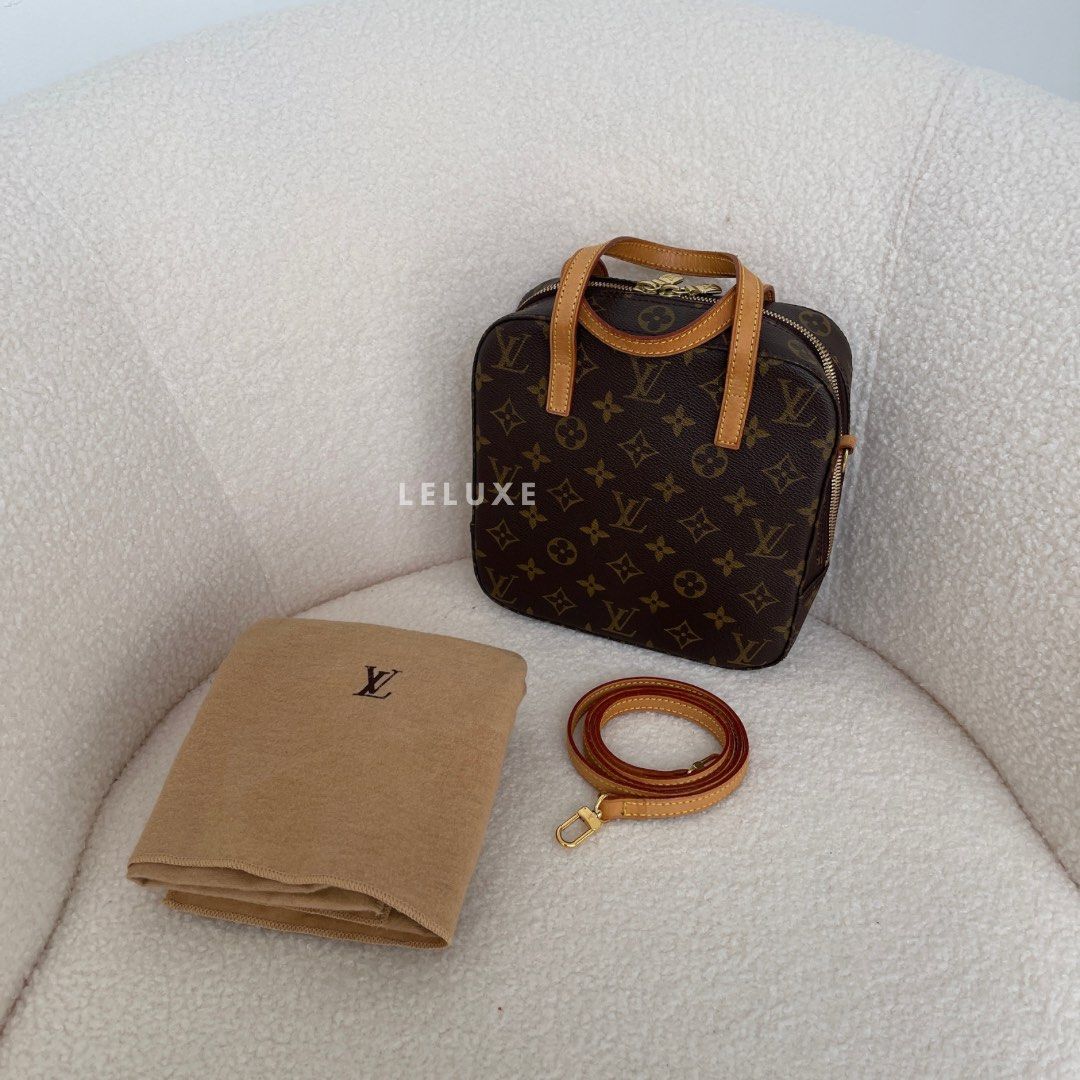 Louis Vuitton Brown Monogram Canvas and Leather Spontini Shoulder Bag