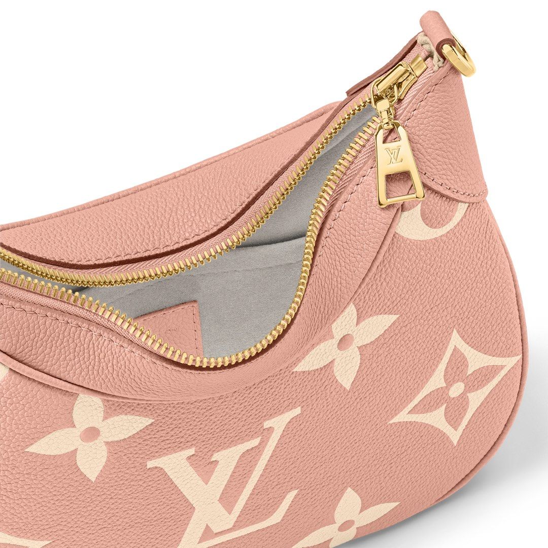 Louis Vuitton Bagatelle Shoulder Bag in Trianon Pink and Cream Color