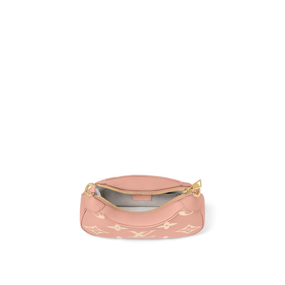 Louis Vuitton Bagatelle Shoulder Bag in Trianon Pink and Cream Color