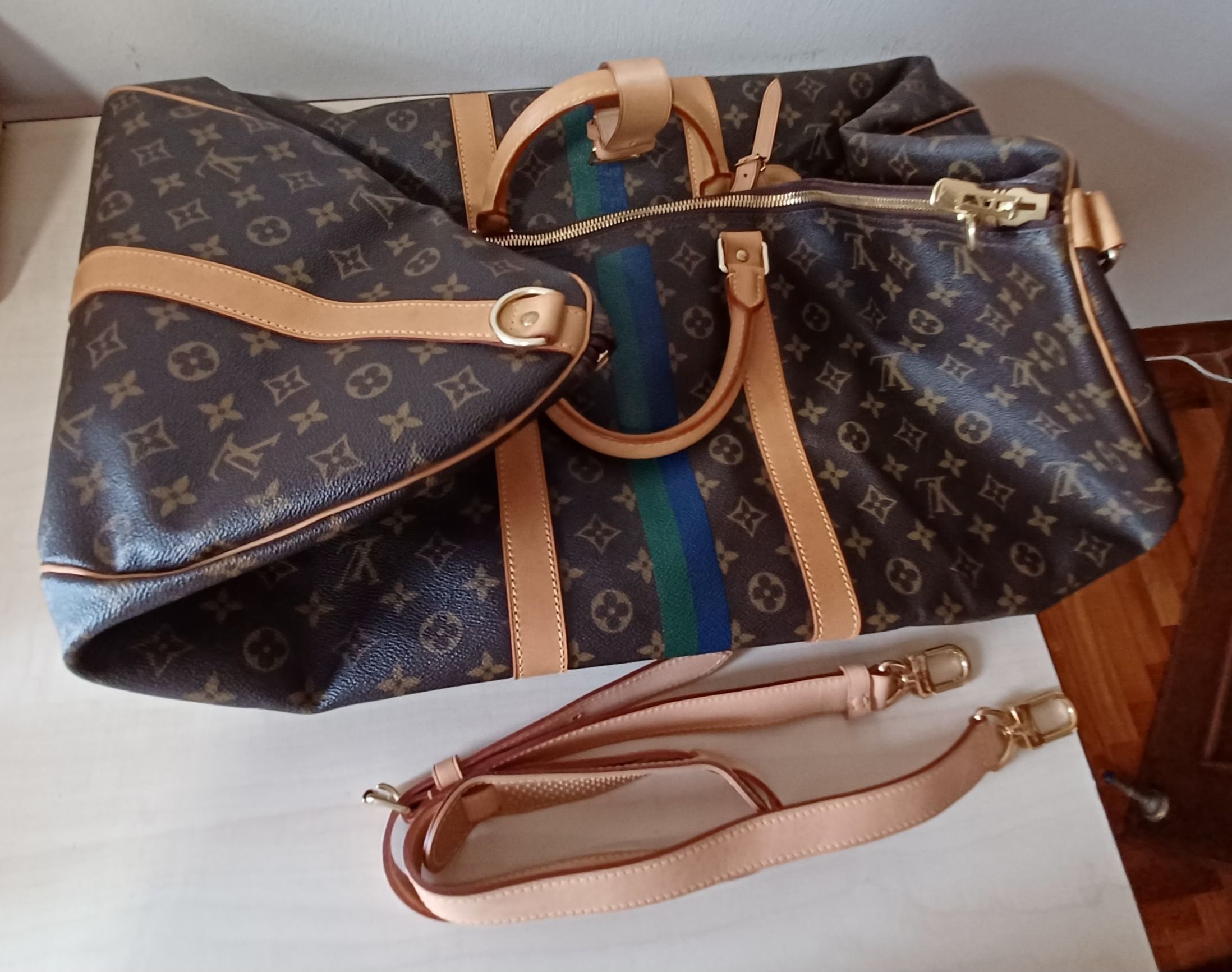 LOUIS VUITTON KEEPALL 60 Dust bag, Luxury, Bags & Wallets on Carousell