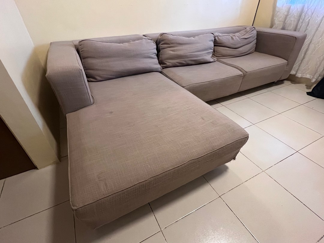 Mandaue foam Sofa, Furniture & Home Living, Furniture, Sofas on Carousell
