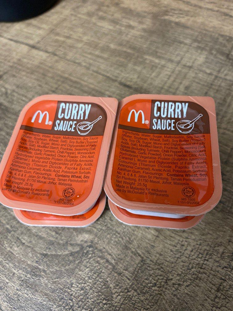 McDonald’s curry sauce, Food & Drinks, Spice & Seasoning on Carousell