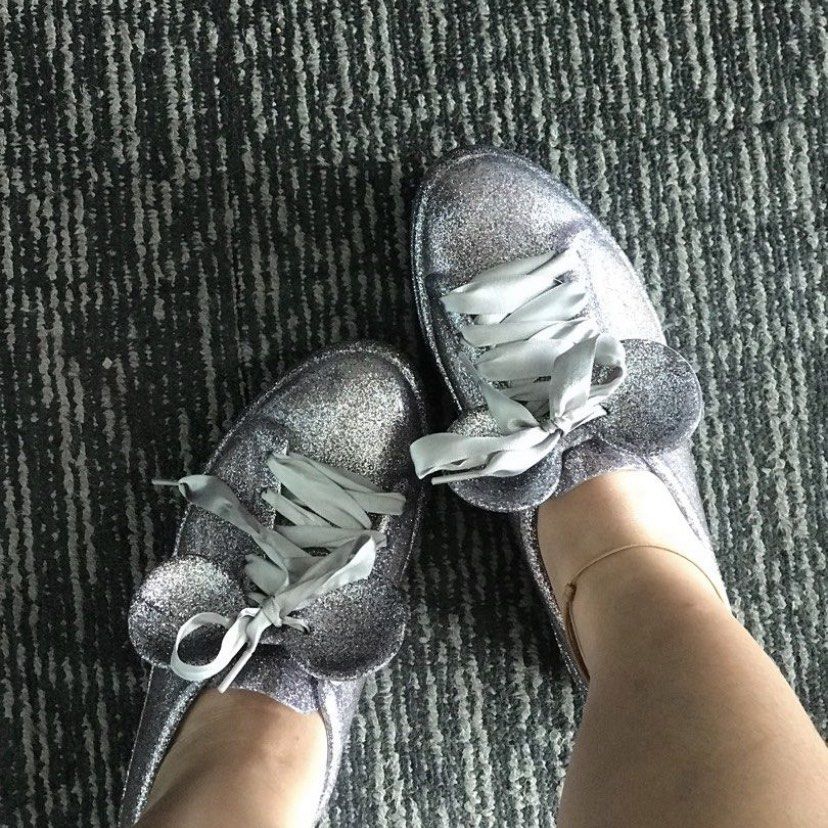 Mickey mouse clearance jelly shoes