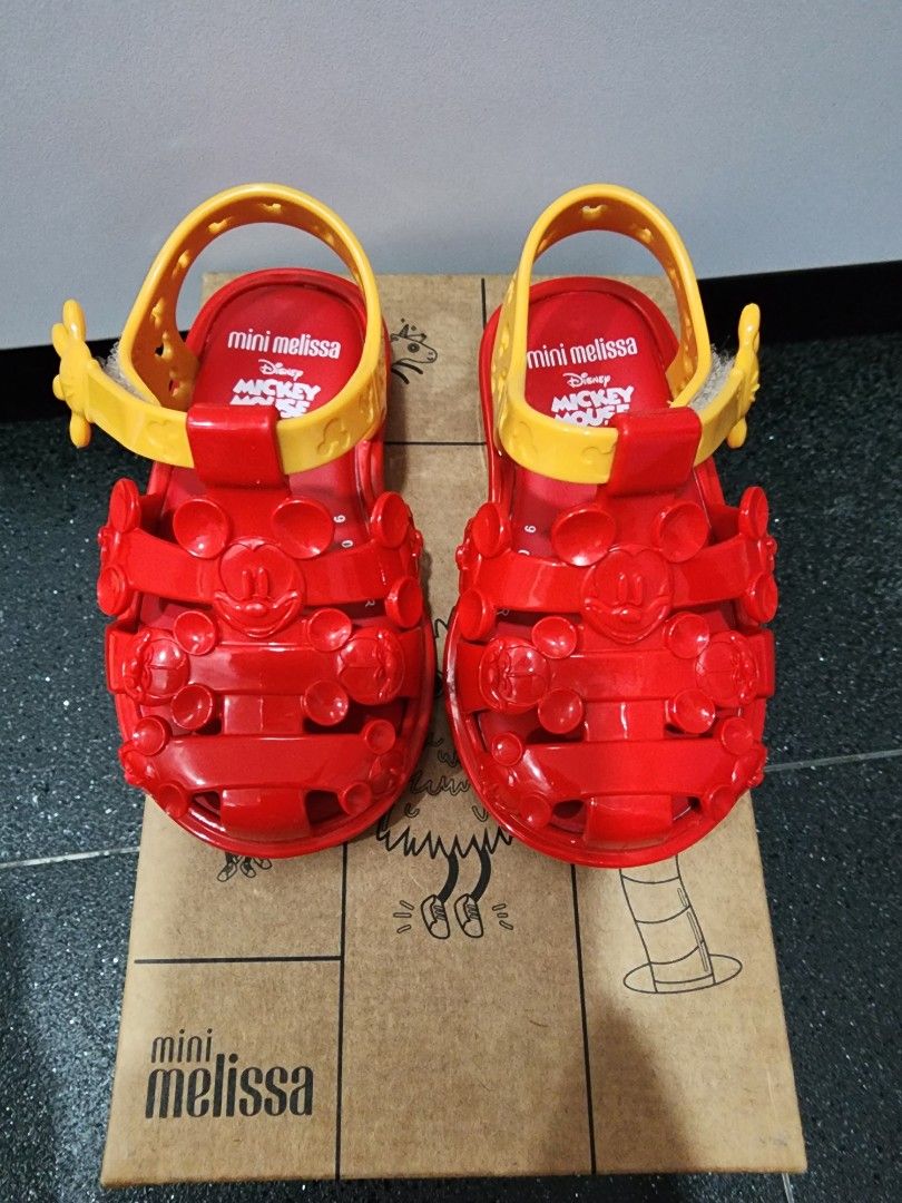 Red mini cheap melissa shoes