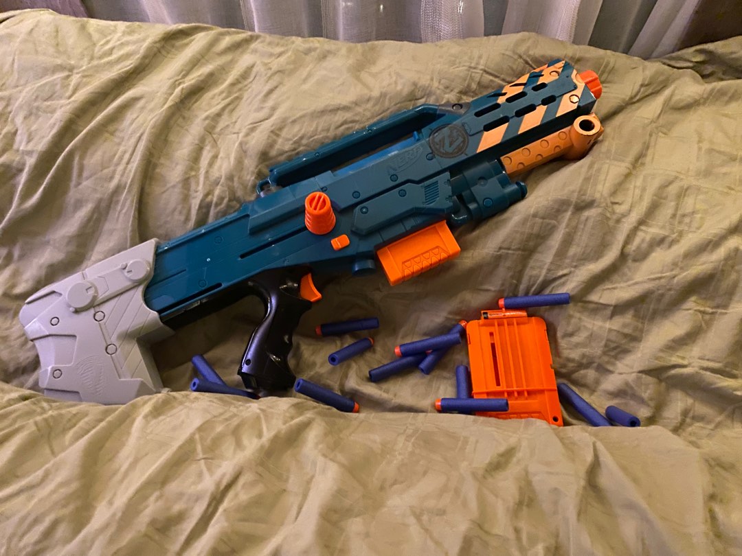 Nerf zombie strike long shot, Hobbies & Toys, Toys & Games on Carousell