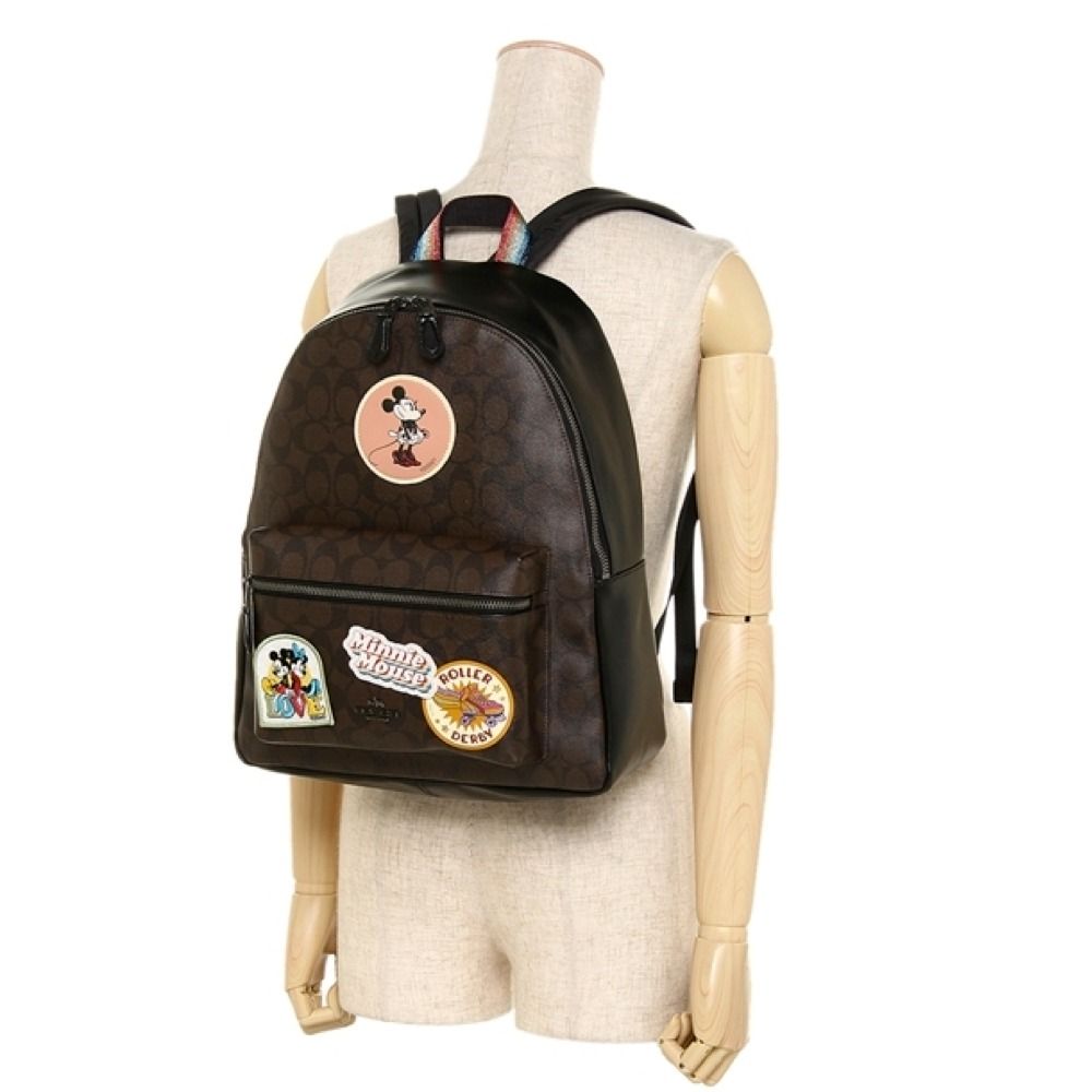 coach disney minnie mouse backpack Mickey and Mouse 10.5" Adult Mini With Movable Characters Graphic illustrations customized for Coach by Disney character artists capture the many moods of Mickey Mouse and Minnie Mouse in this special collaboration Coach Backpack Disney | eBay