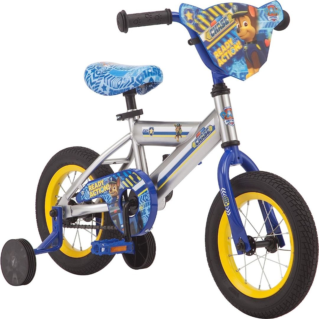 OFFICIAL Nickelodeon Paw Patrol Kids Bike 12 Wheels Toddlers to