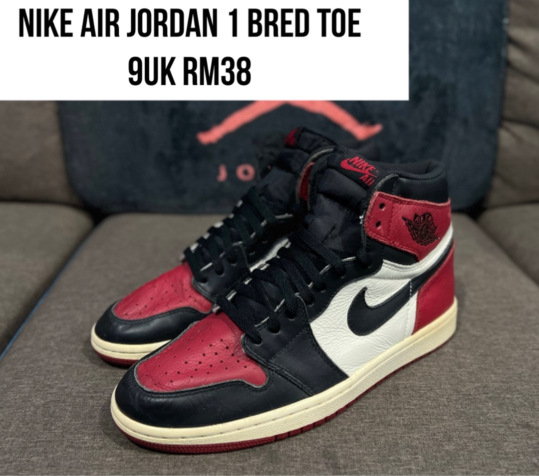 bred toe nike air jordan