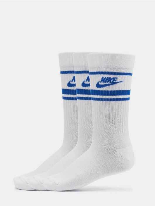 White nike socks hotsell with blue swoosh