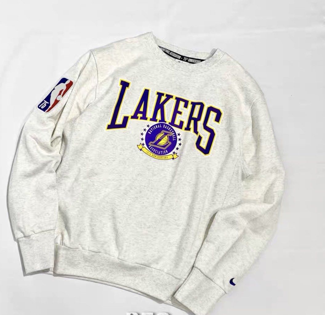 Nike Lakers Sweatshirt, Men's Fashion, Tops & Sets, Hoodies on