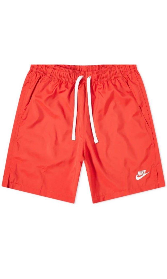 Nike woven shorts red S Men s Fashion Bottoms Shorts on Carousell
