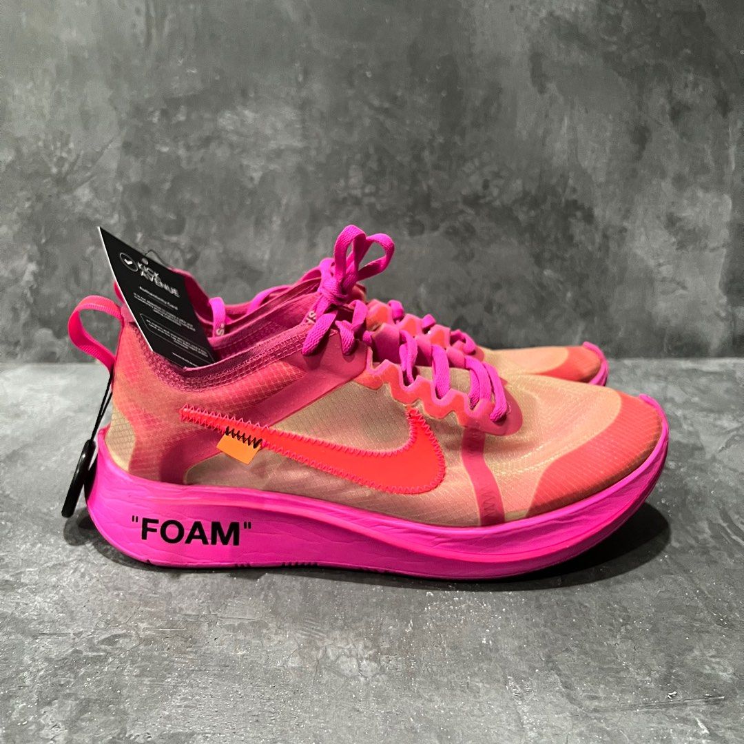 Nike zoom fly hotsell per off white