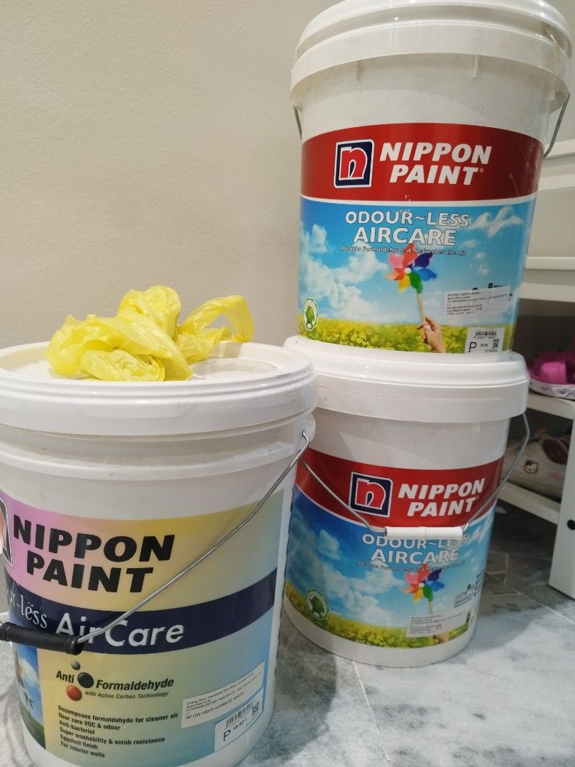 Nippon Paint Odourless Air Care 18L, Furniture & Home Living, Home
