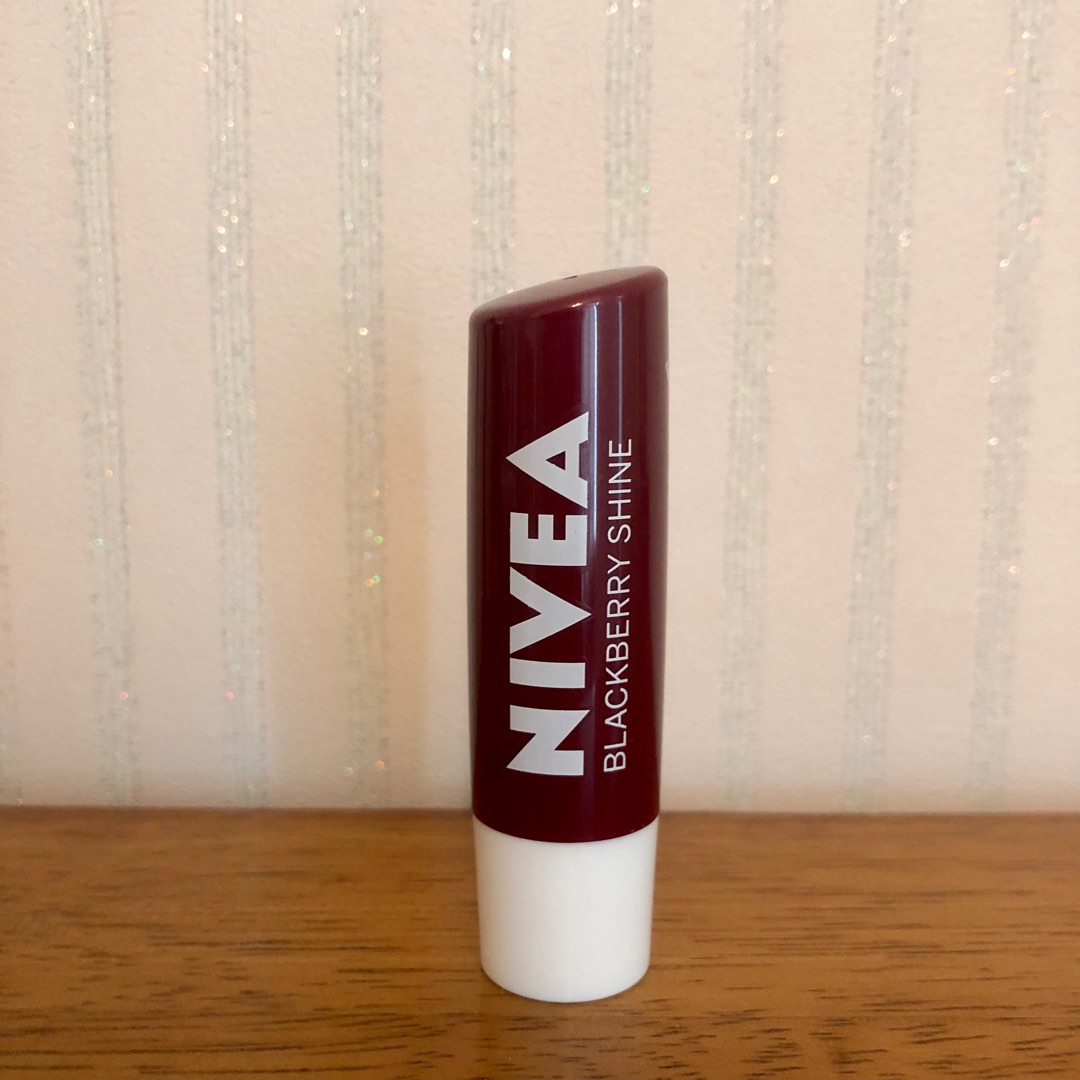 Nivea Blackberry Shine Tinted Lip Balm, Beauty & Personal Care, Face ...