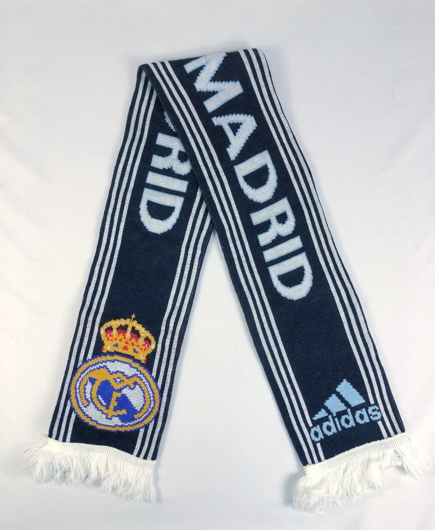 NOS ADIDAS X REAL MADRID MUFFLER SCARF MADE IN TURKEY Men s