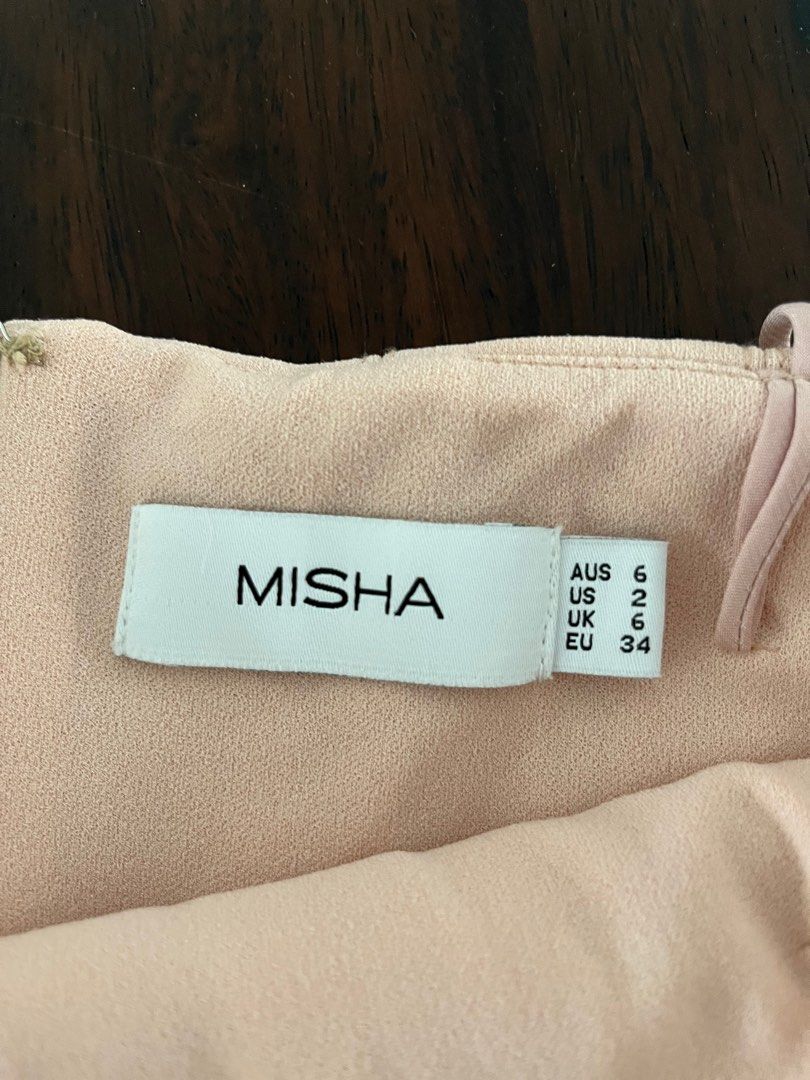 Nude Midi Dress Size XS US 2 AUS 6 MISHA X REVOLVE IRIS